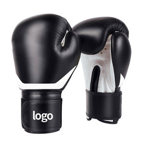 Gants de boxe en cuir PU violet Econex Sports, pour l'entraînement, à doigts entiers, avec fermeture à lacets réglable au poignet, personnalisables avec un logo - Product Image 1