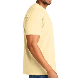T-shirt de travail utilitaire pour homme, personnalisé, en mélange de coton et de polyester durable, léger, respirant, col rond, anti-boulochage, séchage rapide - Product Image 2
