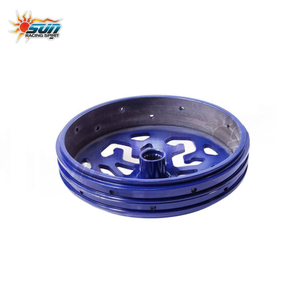 SUN Racing Nouvelle cloche d'embrayage antidérapante en acier inoxydable bleu foncé pour moto CLICK 125/150 avec dissipation de chaleur - Product Image 5