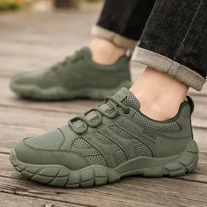 Zapatillas Deportivas para Hombre, Cómodas, con Suela Gruesa, Modelo 2025, Populares, con Cordones, Vulcanizadas, Verdes, Casuales, Zapatillas de Marca - Product Image 5