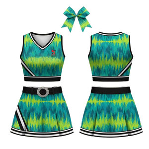 Uniformes de cheerleading imprimés All Star pour adultes en gros – Uniformes de cheerleading populaires en spandex sublimé avec design personnalisé gratuit - Product Image 1