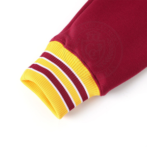 Cárdigan de punto rojo Sigma para hermandades, suéter unisex de algodón con bordado griego, letras DST, cuello en V, manga larga, estilo universitario - Product Image 3