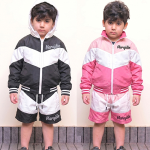 100% Cotton Acid Wash Printed Summer Casual Breathable Hot Selling Custom Men Windbreaker <b>Short</b> Set Reasonable Price - Product Image 1