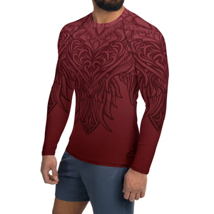 Camiseta Deportiva de Compresión Lisa de Alta Calidad para Hombre, Rashguard de MMA para Adultos, Ligera, de Manga Larga, Secado Rápido y Transpirable - Product Image 2