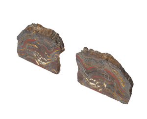 Matériaux de pierres précieuses de haute qualité, serre-livres en œil de tigre, pierre naturelle brute, minéraux, cristal pour la décoration, vente en gros - Product Image 5