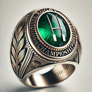 Anillo de campeonato de rugby con diamantes - Product Image 3