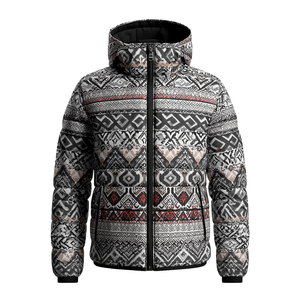 Men Tribal <b>Pattern</b> Puffer <b>Jacket</b> - Product Image 2