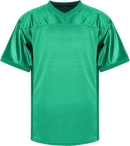 Custom Men's American Retro Football Jersey 100% Polyester Breathable Short Sleeve Uniform - Product Image 2