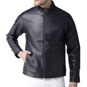 Latest Style Best Quality <b>Men</b> Leather <b>Jacket</b> in Wholesale Price Custom Color <b>Lightweight</b> Leather <b>Jacket</b> - Product Image 1