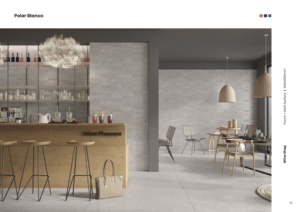 Obtenir une esthétique moderne et organique est simple grâce à la surface mate perforée 600x1200 pour l'espace de bain. - Product Image 3