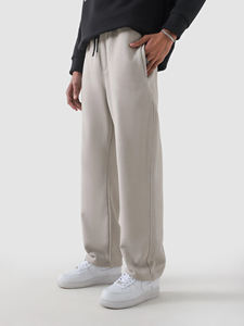 Pantalones Casuales de Algodón para Hombre, Personalizados al por Mayor, OEM/ODM, Color Personalizado, Cintura Elástica, Pierna Recta, Lisos, Talla Grande - Product Image 3