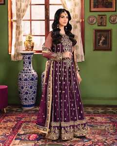 Vestido Salwar Kameez Pakistaní para Mujer de WS International, Corte Casual Regular, para Fiestas, Bodas, Playa, Secado Rápido, Sin Arrugas - Product Image 3