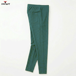 Best Sellers High Waist Knitted <b>Leggings</b> <b>with</b> <b>Pockets</b> Plus Size Workout Gym Fitness Yoga Pants Breathable Seamless 100% Cotton - Product Image 6
