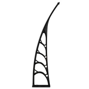 Copertura Antipioggia per Porte e Finestre, Supporto Nero per Grondaie 200 X 100 cm, Uso Domestico HT 99972412 - Product Image 6