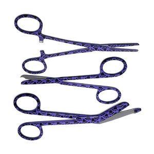 กรรไกรสแตนเลสลายหลากสี ชุด 3 ชิ้น สำหรับสัตวแพทย์ ใช้ตัดเย็บ ถอดไหมเย็บ และหนีบห้ามเลือด ได้รับการรับรองมาตรฐาน MOL ยี่ห้อ Paws - Product Image 3