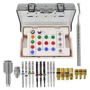 Durable Use Dental Broken Screw Remover Kit Implant <b>Drill</b> <b>Guide</b> Extraction Surgical Stainless Steel Manual - Product Image 6