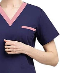 Tenue médicale : Blouse et pantalon confortables en tissu respirant et léger pour le personnel de clinique – Idéale pour le travail quotidien - Product Image 4