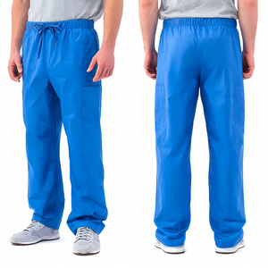 <b>Scrub</b> Pants Comfortable Uniform Bottoms with Custom Logo Knitted Fabric High Quality for Hospitals - Product Image 4