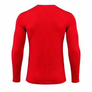 Wholesale <b>Mens</b> Thermal Waffle Long Sleeve V-neck Compression Slim Knitted Quick Dry Athletic Gym Workout Base Layer Sportswear - Product Image 2