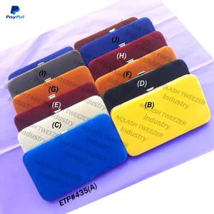 Pinzas de Acero Inoxidable Profesionales Personalizadas al por Mayor para Pestañas, Pinzas de Precisión Redondeadas para Volumen, Aplicador de Pestañas en Racimo - Product Image 4