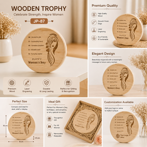 Premium Personalized Wooden Table <b>Top</b> Decorative Piece with Printing for Mother's Day and Halloween - Product Image 3