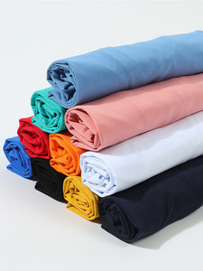 เสื้อยืดคอตตอนเมอร์เซอไรซ์ OEM 40 ตัว แพ็ค สำหรับทุกเพศ คอกลม แขนสั้น สีพื้น พิมพ์ลายตามสั่ง เสื้อยืดโฆษณาแบบพื้นฐาน - Product Image 4