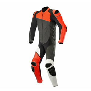 Multi-Layer <b>Fire</b>-Resistant Breathable Heat-Transfer Printed Full Sleeve Unisex Kart Racing Suit Auto Motorcycle Leather Custom - Product Image 4