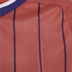 <b>Boys</b> Red Striped Soccer Jersey V-Neck Short Sleeve Breathable Mesh 100% Polyester All Seasons Apparel - Product Image 3