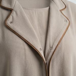 Abaya Kimono Islámica de Moda, Nueva, con Abertura Frontal, Estilo Árabe, Color Personalizado, con Cinta, Ropa Modesta - Product Image 4