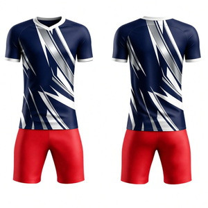 Uniforme de Fútbol Ligero y Transpirable de Alta Calidad, Conjunto de Camiseta Personalizada para Equipo, Manga Corta, Secado Rápido, Impresión por Sublimación para Partidos - Product Image 1