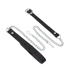 Sporran Personalizado al por Mayor en Blanco y Negro con 3 Borlas y Cadena, Accesorios para Disfraces Escoceses - Product Image 5