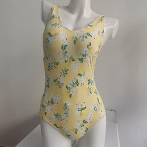 Traje de Baño de Una Pieza con Cuello en V Profundo, Monokini Sexy, Traje de Baño con Estampado de Sublimación Personalizado, Traje de Baño Femenino al por Mayor - Product Image 5