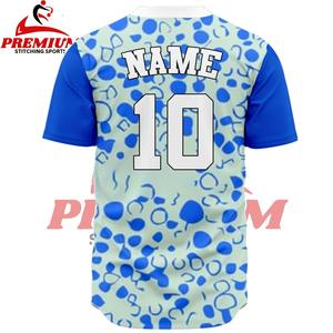 Maillot de baseball personnalisé de qualité supérieure, tissu léger et doux, coupe confortable, respirant - Product Image 4