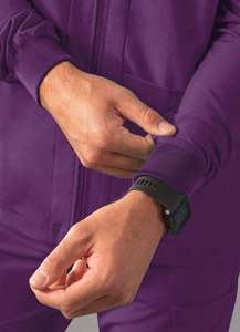 Ensemble de blouses médicales imperméables pour hommes, col en V, uniforme d'hôpital, tissu extensible confortable, vêtements de travail, blouse imperméable à col en V pour hommes - Product Image 4