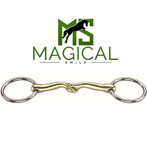 Mors de dressage à anneaux mobiles sur mesure de haute qualité pour chevaux, en argent allemand et acier inoxydable, toutes tailles disponibles - Product Image 3