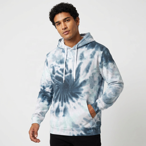Sudadera con Capucha Unisex Tie-Dye, Manga Larga, Corte Holgado, Felpa Francesa, Estilo Casual para Otoño - Product Image 4