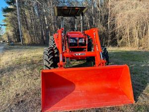 Tracteur agricole 4x4 multifonctionnel 85 CV Premium Rouge France 2024 avec chargeur frontal et transmission par engrenages, longue durée de vie, idéal pour l'agriculture - Product Image 6