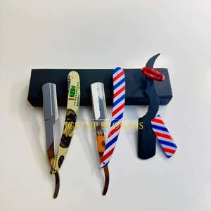 Maquinilla de Afeitar Profesional de Acero Inoxidable de Una Sola Hoja para Hombre, Diseño Multicolor, Personalizable con Marca Privada - Product Image 4