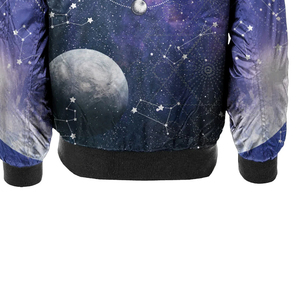 High Quality <b>Men</b> Bomber <b>Jacket</b> Custom Embroidery Lightweight Fashion <b>Jacket</b> OEM Factory Supplier - Product Image 3