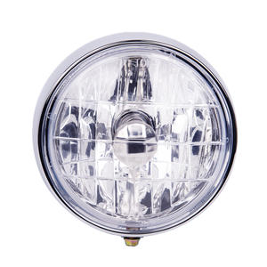 Faro Delantero para Motocicleta JY-17M5 para C50/C70/C90 (1967-1983) con Borde Cromado y Lente de Vidrio 6V/12V - Product Image 2