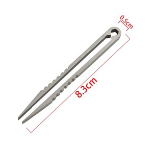 Pinzas de titanio inoxidables para primeros auxilios, kit electrónico móvil, pinza de precisión para reparación de PCB, teléfono, eliminación de pelo - Product Image 4