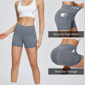 Shorts de sport en gros pour la course et la gym, leggings de yoga à taille élastique, respirants, anti-transpiration, sexy et moulants - Product Image 6