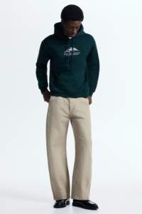 Sudadera con Capucha de Alta Calidad para Hombre, Estilo Urbano, Oversize, de Forro Polar - Product Image 2