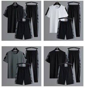 Survêtement fin personnalisable de haute qualité pour homme, col montant, streetwear avec logo personnalisé sur le devant, survêtement personnalisable - Product Image 4