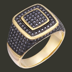 Men's Hip Hop <b>Iced</b> Out <b>Ring</b> 925 Sterling Silver Luxury Rapper Style Statement Jewelry <b>Ring</b> for Streetwear Fashion Looks - Product Image 4
