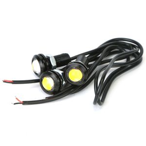 Set di 3 Lampadine LED Ambra a Occhio d'Aquila 12V 18MM Impermeabili, Luci DRL, Fendinebbia, Luci Posteriori, Luci per Griglia Anteriore e Paraurti, Luci di Retromarcia per Moto - Product Image 2