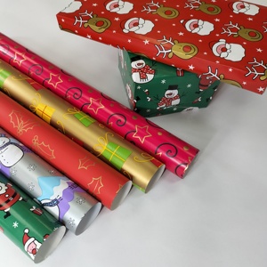 Papel de Regalo de Cumpleaños y Navidad, Rollo de Papel Artístico con Doble Cara Recubierta, Reciclable, para Manualidades y Envoltura de Regalos - Product Image 4