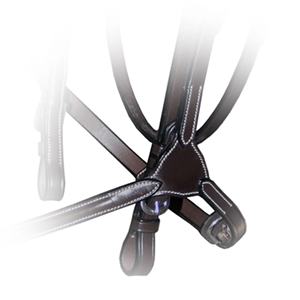 Brida de Cuero de Primera Calidad con Diseño Innovador en Forma de 8, Diseño Atractivo, Banda Frontal Acolchada Elevada, Ligera para Carreras de Caballos - Product Image 4