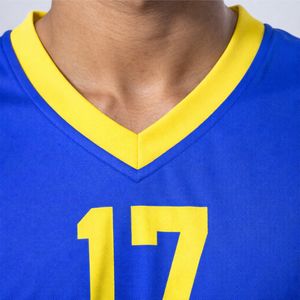 Tenue de basketball pour hommes grande taille au design unique, ensemble de basketball professionnel assorti, respirant, séchage rapide, léger, en polyester - Product Image 4