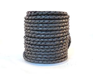 Cordones de Cuero Trenzado Redondos de Alta Calidad de 5 mm y 3 mm con Logotipo Personalizado para Manualidades y Joyería, Gran Venta en India - Product Image 3